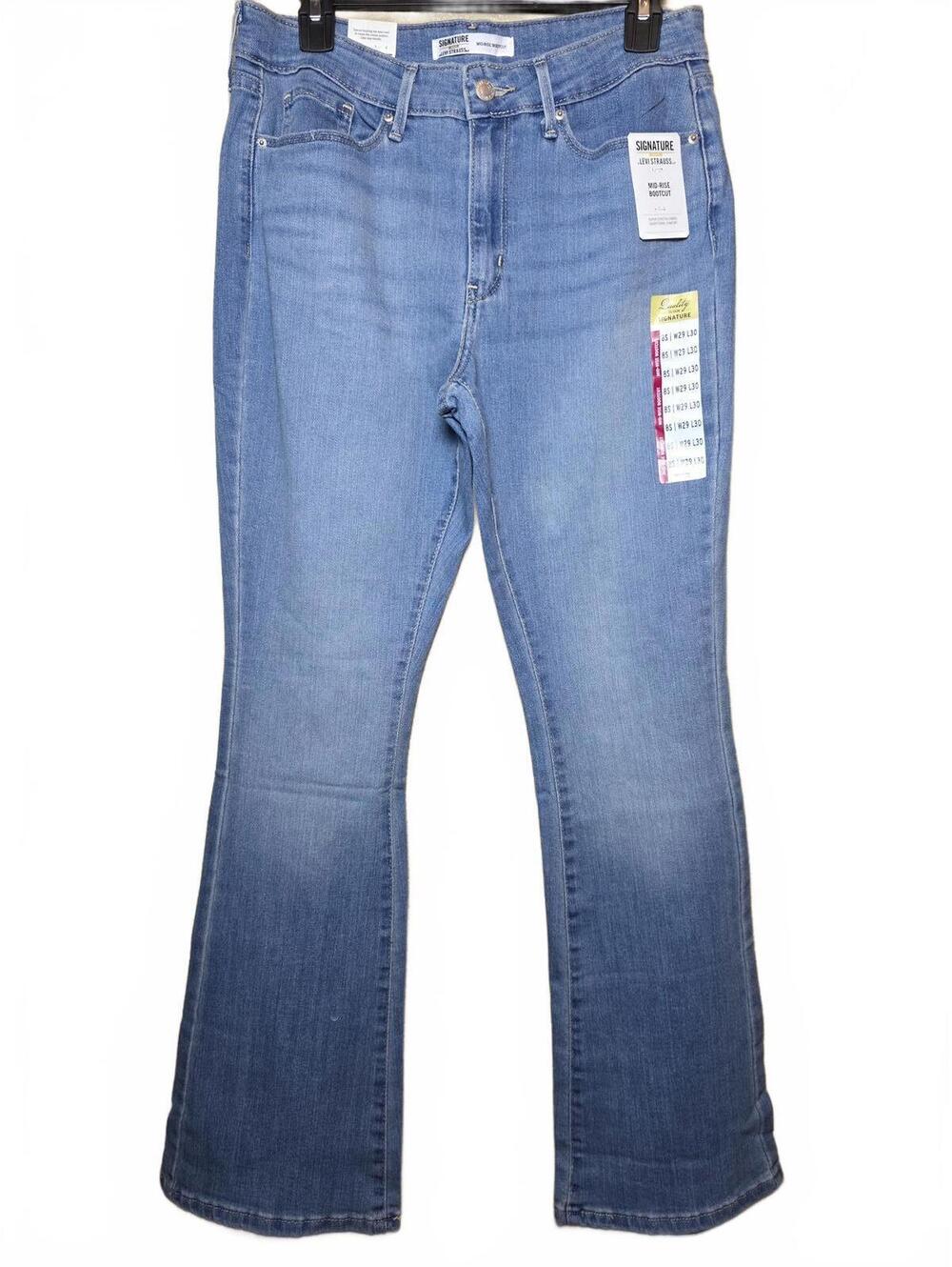 Levi Strauss Signature Gold Women’s Modern Bootcut Jeans Aromatic Air 8S